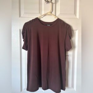 Simply Vera-Vera Wang Brown Blouse
